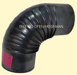 Ofenrohr Bogen 90° gebläut Ofenrohr Bogen 90° gebläut