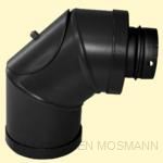 Doppelwandiges Pelletofenrohr Bogen 90� mit T�r