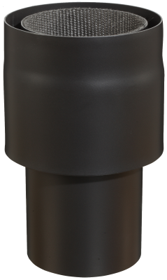 Doppelwandiges Ofenrohr Primus DN 120 mm Übergang Ofenanschluss Spezial II (ew-dw) schwarz #310