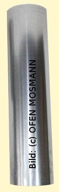 Ofenrohre DN 105 mm FAL Ofenrohr 0,75 m Länge