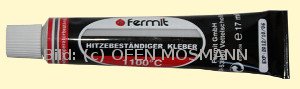 Ofenkleber Thermocoll Kleber 27g bis 1100 Grad Celsius feuerfest für Ofen-Dichtschnur