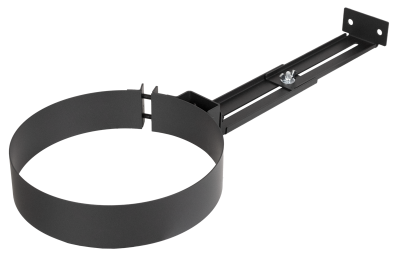Coltherm Wandhalterung DN 150 mm (Innendurchmesser 215 mm) Wandabstand 200 bis 350 mm schwarz #310