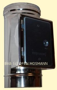 DW ECO 2.0 Edelstahlschornstein DN 150 mm Reinigungselement eckig