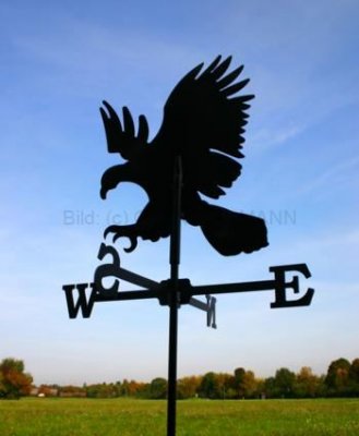 Wetterfahne Motiv Greifvogel Format: groß