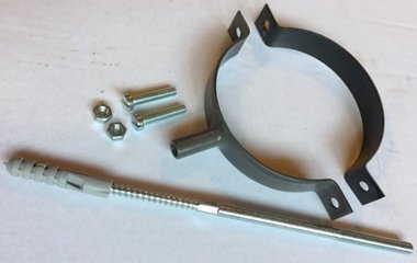 Ofenrohr für Pelletofen DN 80 mm Wandhalterung
