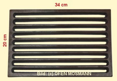 Ofenrost (Tafelrost) Breite 20 x Länge 34 cm