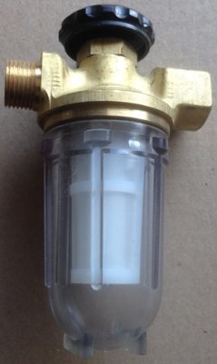 Heizölfilter mit Absperrung, einstrangig für ZÖV