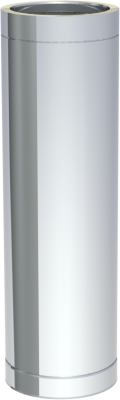 DW ECO 2.0 Edelstahlschornstein DN 150 mm Längenelement 1,00 m