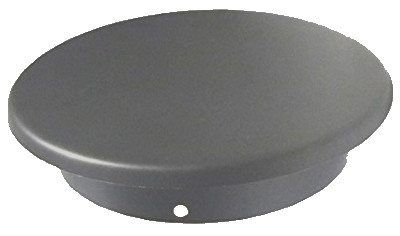 Ofenrohr Blinddeckel DN 120 mm gussgrau #288