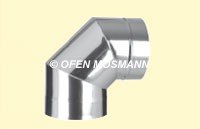 DW ECO 2.0 Edelstahlschornstein DN 200 mm Bogen 90 Grad ohne Tür
