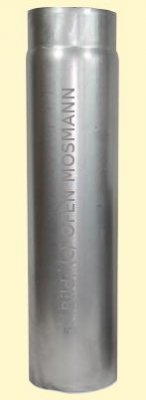 Ofenrohre DN 130 mm 2 mm Ofenrohr unlackiert 0,25 m Länge