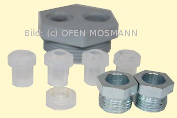 Öltank Stopfbuchsverschraubung 8 mm x 1,5 Zoll, doppelt