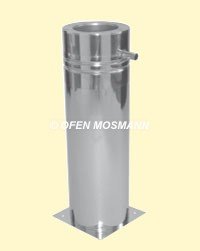 DW ECO 2.0 Edelstahlschornstein DN 250 mm Teleskopstütze 60 - 520 mm