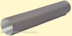 Aluflexrohr 2-lagig DN 100 mm, 1,50 m Länge. Grau beschichtet Aluflexrohr 2-lagig DN 100 mm, 1,50 m Länge. Grau beschichtet