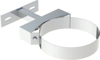 DW ECO 2.0 Edelstahlschornstein DN 130 mm Wandhalter 50 - 150 mm verstellbar