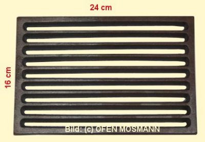 Ofenrost (Tafelrost) Breite 16 x Länge 24 cm