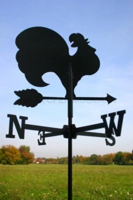 Wetterfahne Motiv Hahn Format: groß
