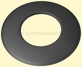 Doppelwandiges Ofenrohr Isoline DN 150 mm Wandrosette Abdeckung 8,5 cm gussgrau #288