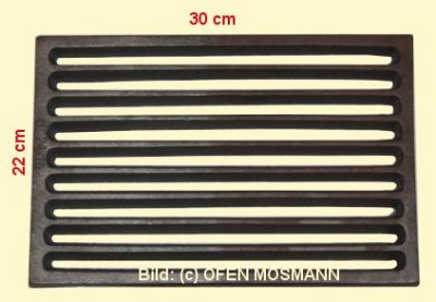 Ofenrost (Tafelrost) Breite 22 x Länge 30 cm