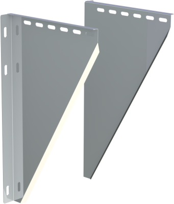 DW ECO 2.0 Edelstahlschornstein DN 130 mm Konsolenbleche 50 - 150 mm verstellbar
