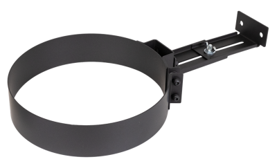 Coltherm Wandhalterung DN 150 mm (Innendurchmesser 215 mm) Wandabstand 125 bis 200 mm schwarz #310