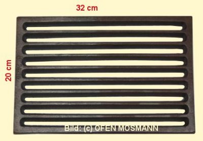 Ofenrost (Tafelrost) Breite 20 x Länge 32 cm