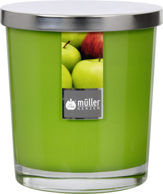 Maxi Duft-Kerzenglas mit Deckel Juicy Apple