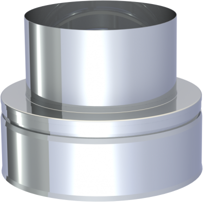 DW ECO 2.0 Edelstahlschornstein DN 200 mm Übergang DWECO - einwandig