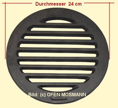 Ofenrost (Rundrost) Durchmesser 24 cm