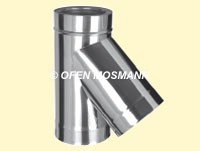 DW ECO 2.0 Edelstahlschornstein DN 180 mm Feuerungsanschluss 45 Grad