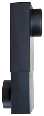 Kastenknie DN 150 mm schwarz #310
