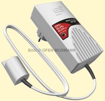 Gasmelder mit externem Sensor für Stadt-, Erd-, (Methan) u. Fl?ssiggas (Propan/Butan)