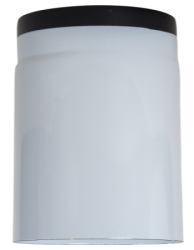 Ofenrohr DN 130 mm weiß emailliert 0,15 m Länge hq Ofenrohr DN 130 mm weiß emailliert 0,15 m Länge hq