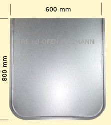 Ofenschutzblech 80x60cm - Ofenblech In Antik Kupfer Für Kamin & Ofen