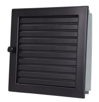 Kaltluftgitter 45x23 Cm Schwarz – Für Ofen & Lüftung, Stabil Und Einfach Einzubauen