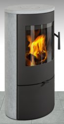 Kaminofen Modell Ardor Naturstein schwarz Kaminofen Modell Ardor Naturstein schwarz