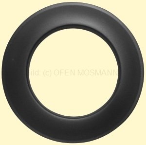 Ofenrohre DN 80 mm Senotherm Dünnwand Wandrosette schwarz