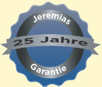 Jeremias 25 Jahre Herstellergarantie