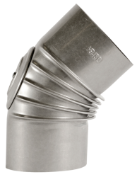 Rauchrohr-Reduzierung FAL 110 Auf 100 Mm – Feuerveraluminiert, 0,6 Mm Stark – Für Ofen & Kamin