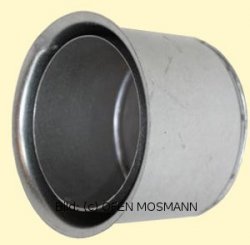 Wandfutter für Ofenrohre mit 0,6 mm Wandstärke im DN 130 mm - 12 cm Länge Wandfutter für Ofenrohre mit 0,6 mm Wandstärke im DN 130 mm - 12 cm Länge